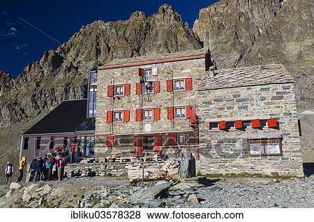 "Rifugio Quintino Sella mountain hut below Monte Viso or Monviso Mountain, Cottian Alps, Cuneo province, Piedmont, Italy, Europe" View Large Photo Image Stock Photo - "Rifugio Quintino Sella mountain hut below Monte Viso or Monviso Mountain, Cottian Alps, Cuneo province, Piedmont, Italy, Europe". Fotosearch