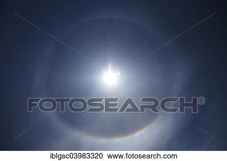 "Ring around the sun, halo, Chateauguay, Quebec Province, Canada, North America" View Large Photo Image Stock Image - "Ring around the sun, halo, Chateauguay, Quebec Province, Canada, North America". Fotosearch