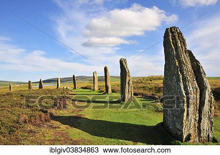 "Ring of Brodgar, neolithic henge and stone circle, Mainland, Orkney, Scotland, United Kingdom, Europe" View Large Photo Image Stock Image - "Ring of Brodgar, neolithic henge and stone circle, Mainland, Orkney, Scotland, United Kingdom, Europe". Fotosearch