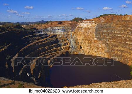 "Rio Tinto mining company, Corta Atalaya open pit mine, Huelva province, Andalusia, Spain, Europe" View Large Photo Image Stock Image - "Rio Tinto mining company, Corta Atalaya open pit mine, Huelva province, Andalusia, Spain, Europe". Fotosearch