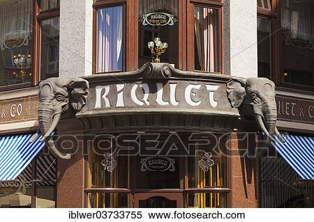 "Riquet Coffeehouse, Riquethaus building, Leipzig, Saxony, Germany, Europe" View Large Photo Image Stock Photography - "Riquet Coffeehouse, Riquethaus building, Leipzig, Saxony, Germany, Europe". Fotosearch
