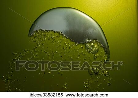 Stock Photography - "Rising air bubbles, Algenhaus, Algae House, International Building Exhibition, IBA Hamburg, Wilhelmsburg, Hamburg, Hamburg, Germany, Europe". Fotosearch