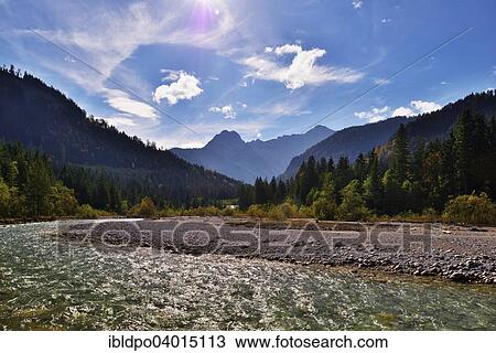 "Risstal valley and Rissbach torrent with Mts Bettlerkarspitze and Schaufelspitze in the back, near Hinterriss, Tyrol, Austria, Europe" View Large Photo Image Stock Image - "Risstal valley and Rissbach torrent with Mts Bettlerkarspitze and Schaufelspitze in the back, near Hinterriss, Tyrol, Austria, Europe". Fotosearch