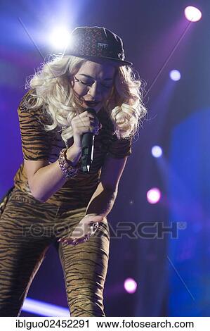 "Rita Ora, British singer, model and actress of Kosovar Albanian descent, perfoming live at Energy Stars For Free in Hallenstadion, Zurich, Switzerland, Europe" View Large Photo Image Stock Image - "Rita Ora, British singer, model and actress of Kosovar Albanian descent, perfoming live at Energy Stars For Free in Hallenstadion, Zurich, Switzerland, Europe". Fotosearch