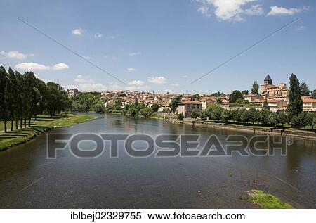 River Allier at Pont du Chateau. Puy de Dome. Auvergne. France View Large Photo Image Stock Photography - River Allier at Pont du Chateau. Puy de Dome. Auvergne. France. Fotosearch