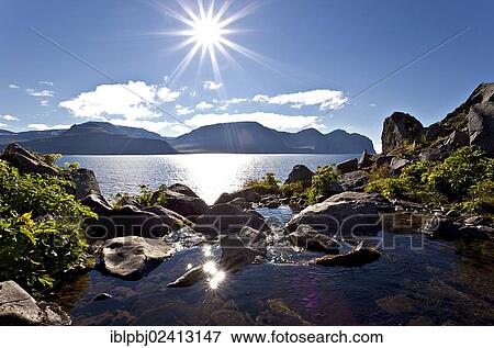 River estuary, Hornstrandir, Westfjords, Iceland, Europe View Large Photo Image Stock Photo - River estuary, Hornstrandir, Westfjords, Iceland, Europe. Fotosearch