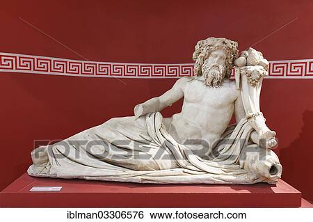 "River god Cayster from Ephesus, Izmir Museum of History and Art, Konak, Izmir, Izmir Province, Aegean Region, Turkey, Asia" View Large Photo Image Stock Photograph - "River god Cayster from Ephesus, Izmir Museum of History and Art, Konak, Izmir, Izmir Province, Aegean Region, Turkey, Asia". Fotosearch