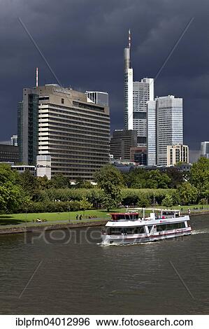 "River Main and skyscrapers, Financial District, Frankfurt am Main, Hesse, Germany, Europe" View Large Photo Image Stock Photograph - "River Main and skyscrapers, Financial District, Frankfurt am Main, Hesse, Germany, Europe". Fotosearch