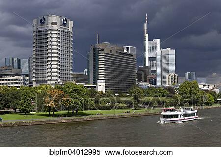 "River Main and skyscrapers, Financial District, Frankfurt am Main, Hesse, Germany, Europe" View Large Photo Image Stock Photography - "River Main and skyscrapers, Financial District, Frankfurt am Main, Hesse, Germany, Europe". Fotosearch