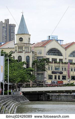 "Riverside Point, wharf with restaurants, Singapore River, Central Area, Central Business District, Singapore, Asia" View Large Photo Image Stock Photo - "Riverside Point, wharf with restaurants, Singapore River, Central Area, Central Business District, Singapore, Asia". Fotosearch
