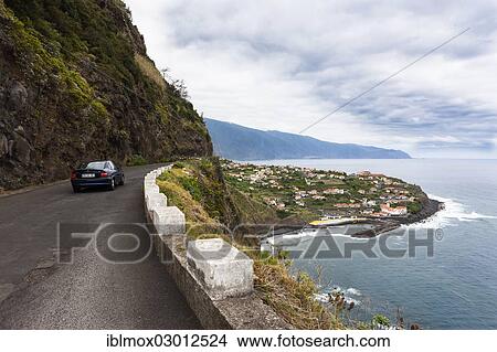 "Road along the coastal cliffs near Ponta Delgada, Vicente, Boaventura, Madeira, Portugal, Europe" View Large Photo Image Picture - "Road along the coastal cliffs near Ponta Delgada, Vicente, Boaventura, Madeira, Portugal, Europe". Fotosearch