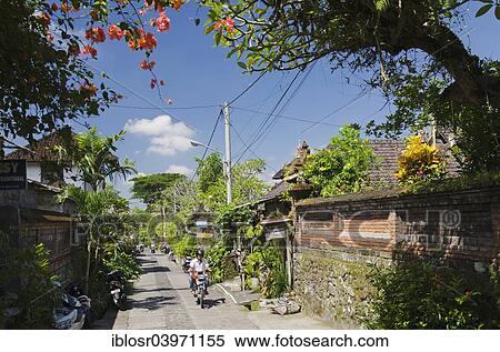 "Road and houses, Ubud, Bali, Indonesia, Asia" View Large Photo Image Stock Photography - "Road and houses, Ubud, Bali, Indonesia, Asia". Fotosearch
