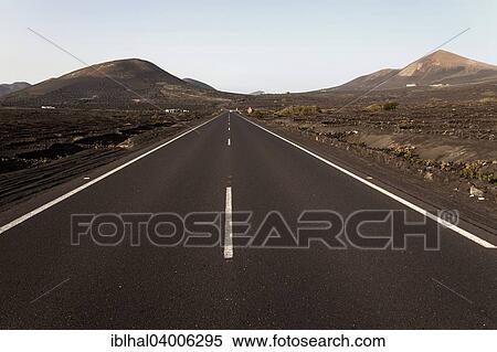 "Road through the wine growing region of La Geria, Lanzarote, Canary Islands, Spain, Europe" View Large Photo Image Stock Photography - "Road through the wine growing region of La Geria, Lanzarote, Canary Islands, Spain, Europe". Fotosearch