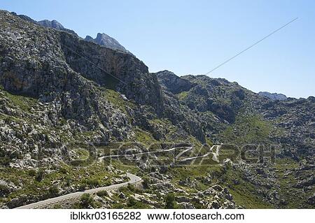 "Road to Sa Calobra, Serra de Tramuntana, Sa Calobra, Serra de Tramuntana, Majorca, Balearic Islands, Spain, Europe" View Large Photo Image Stock Image - "Road to Sa Calobra, Serra de Tramuntana, Sa Calobra, Serra de Tramuntana, Majorca, Balearic Islands, Spain, Europe". Fotosearch