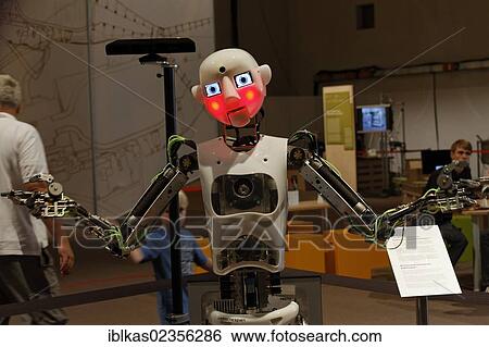 "RoboThesbian, a humanoid robot by Engineered Arts, IdeenPark 2012, a technology and education summit conference for young people, Essen, Ruhr area, North Rhine-Westphalia, Germany, Europe" View Large Photo Image Stock Photograph - "RoboThesbian, a humanoid robot by Engineered Arts, IdeenPark 2012, a technology and education summit conference for young people, Essen, Ruhr area, North Rhine-Westphalia, Germany, Europe". Fotosearch