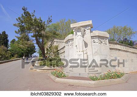 Stock Image - "Rocher des Doms park, Avignon, Vaucluse, Provence-Alpes-Cote d'Azur, Southern France, France, Europe". Fotosearch