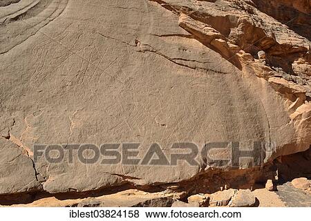 "Rock engraving of an elefant, neolithic rock art, Tadrart region, Tassili n'Ajjer National Park, Unesco World Heritage Site, Algeria, Sahara, North Africa, Africa" View Large Photo Image Stock Photo - "Rock engraving of an elefant, neolithic rock art, Tadrart region, Tassili n'Ajjer National Park, Unesco World Heritage Site, Algeria, Sahara, North Africa, Africa". Fotosearch