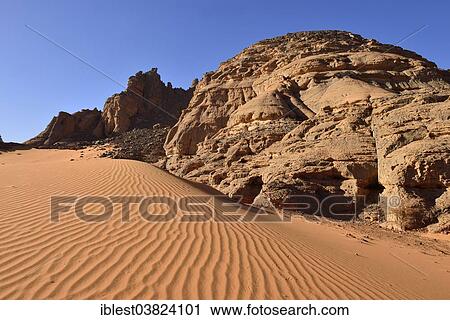 "Rock formations at Tiseteka, Oued In Djeran, Tadrart region, Tassili N´Ajjer National Park, Unesco World Heritage Site, Algeria, Sahara, North Africa, Africa" View Large Photo Image Stock Image - "Rock formations at Tiseteka, Oued In Djeran, Tadrart region, Tassili N´Ajjer National Park, Unesco World Heritage Site, Algeria, Sahara, North Africa, Africa". Fotosearch