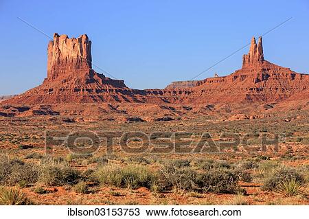 "Rock formations, desert, Monument Valley Navajo Tribal Park, Utah, United States, North America" View Large Photo Image Stock Image - "Rock formations, desert, Monument Valley Navajo Tribal Park, Utah, United States, North America". Fotosearch