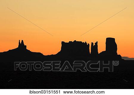 "Rock formations in silhouette at sunrise, Utah, United States, North America" View Large Photo Image Stock Image - "Rock formations in silhouette at sunrise, Utah, United States, North America". Fotosearch