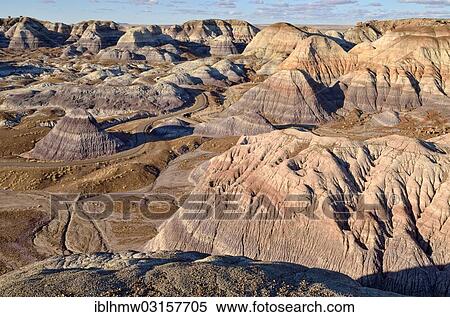 "Rock formations of the Blue Mesa, Petrified Forest National Park, Painted Desert, Arizona, United States, North America" View Large Photo Image Stock Photography - "Rock formations of the Blue Mesa, Petrified Forest National Park, Painted Desert, Arizona, United States, North America". Fotosearch