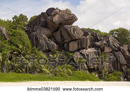 "Rock formations typical for the Seychelles, at the beach, Grand Anse, La Digue, Seychelles, Africa" View Large Photo Image Stock Image - "Rock formations typical for the Seychelles, at the beach, Grand Anse, La Digue, Seychelles, Africa". Fotosearch