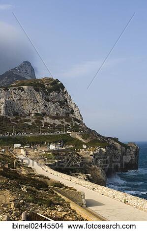 Picture - "Rock of Gibraltar from Europa Point, Gibraltar, Europe". Fotosearch