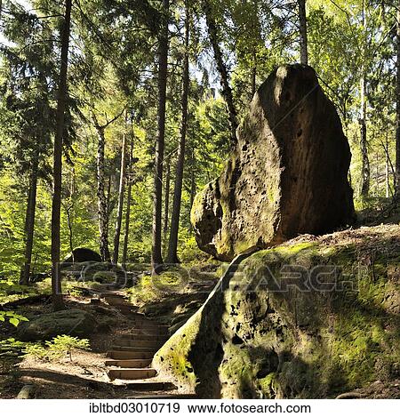 "Rock stairway, Schrammsteine rocks, Elbe Sandstone Mountains, Saxon Switzerland, Unesco World Heritage - natural site, Saxon Switzerland, Saxony, Germany, Europe" View Large Photo Image Stock Photo - "Rock stairway, Schrammsteine rocks, Elbe Sandstone Mountains, Saxon Switzerland, Unesco World Heritage - natural site, Saxon Switzerland, Saxony, Germany, Europe". Fotosearch