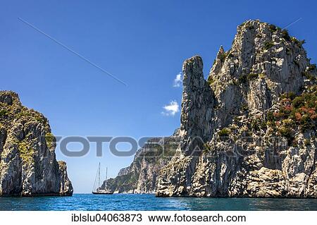 "Rocks off Capri, Campania, Italy, Europe" View Large Photo Image Stock Image - "Rocks off Capri, Campania, Italy, Europe". Fotosearch
