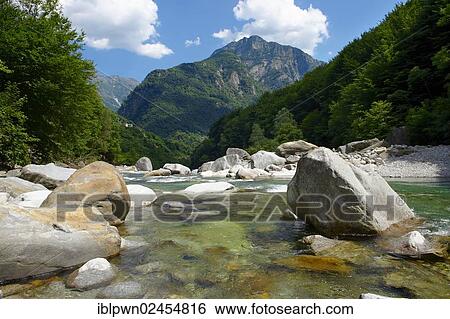 "Rocky alpine foothills stream in the remote valley of Val Verzasca, near Lavertezzo, Ticino, Switzerland, Europe" View Large Photo Image Stock Photograph - "Rocky alpine foothills stream in the remote valley of Val Verzasca, near Lavertezzo, Ticino, Switzerland, Europe". Fotosearch