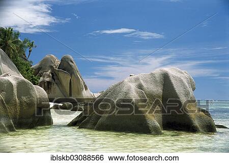 "Rocky beach, Anse Source dArgent, La Digue, Seychelles, Africa" View Large Photo Image Stock Photograph - "Rocky beach, Anse Source dArgent, La Digue, Seychelles, Africa". Fotosearch