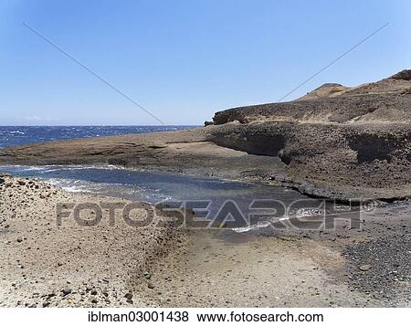 "Rocky coast, a bay with sandstone rocks between La Caleta and Las Arenas, near Villa de Arico, Tenerife, Canary Islands, Spain, Europe, Teneriffa, San Miguel de Tajao, Villa de Arico, Canary Islands, Spain, Europe" View Large Photo Image Stock Photo - "Rocky coast, a bay with sandstone rocks between La Caleta and Las Arenas, near Villa de Arico, Tenerife, Canary Islands, Spain, Europe, Teneriffa, San Miguel de Tajao, Villa de Arico, Canary Islands, Spain, Europe". Fotosearch