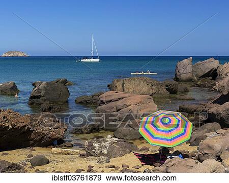 "Rocky coast at Platja de Cavalleria Beach, Minorca, Balearic Islands, Spain, Europe" View Large Photo Image Stock Photo - "Rocky coast at Platja de Cavalleria Beach, Minorca, Balearic Islands, Spain, Europe". Fotosearch