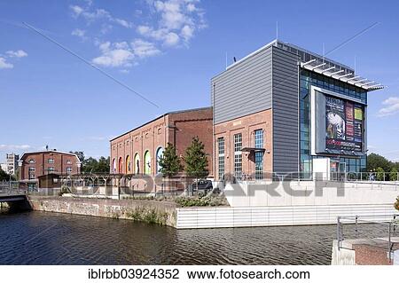 "rock’n’popmuseum, Turbine Hall of the former spinning works van Delden and Co., Udo Lindenberg Square, Gronau, Westphalia, North Rhine-Westphalia, Germany, Europe" View Large Photo Image Stock Image - "rock’n’popmuseum, Turbine Hall of the former spinning works van Delden and Co., Udo Lindenberg Square, Gronau, Westphalia, North Rhine-Westphalia, Germany, Europe". Fotosearch