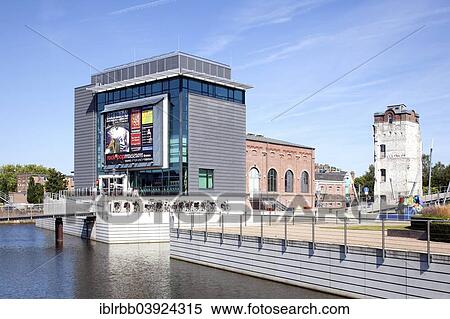 "rock’n’popmuseum, Turbine Hall of the former spinning works van Delden and Co., Udo Lindenberg Square, Gronau, Westphalia, North Rhine-Westphalia, Germany, Europe" View Large Photo Image Stock Photography - "rock’n’popmuseum, Turbine Hall of the former spinning works van Delden and Co., Udo Lindenberg Square, Gronau, Westphalia, North Rhine-Westphalia, Germany, Europe". Fotosearch