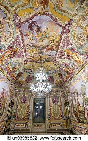 "Rococo frescoes by Domenico Carella, Sala dell'Arcadia, Palazzo Ducale, Martina Franca, Valle d'Itria, Apulia, Italy, Europe" View Large Photo Image Stock Image - "Rococo frescoes by Domenico Carella, Sala dell'Arcadia, Palazzo Ducale, Martina Franca, Valle d'Itria, Apulia, Italy, Europe". Fotosearch