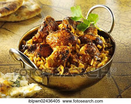 Stock Photography - "Rogan Josh chicken curry, indian food". Fotosearch