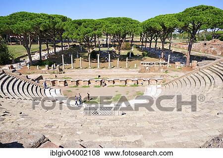 "Roman Amphitheater, Ostia Antica, Rome, Lazio, Italy, Europe" View Large Photo Image Stock Photo - "Roman Amphitheater, Ostia Antica, Rome, Lazio, Italy, Europe". Fotosearch