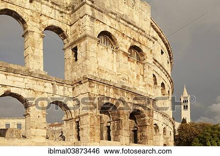 "Roman amphitheatre, Pula, Istria, Croatia, Europe" View Large Photo Image Stock Photograph - "Roman amphitheatre, Pula, Istria, Croatia, Europe". Fotosearch