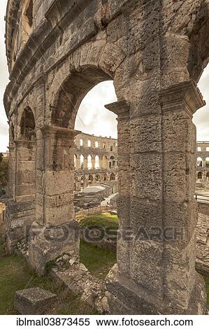 "Roman amphitheatre, Pula, Istria, Croatia, Europe" View Large Photo Image Stock Photography - "Roman amphitheatre, Pula, Istria, Croatia, Europe". Fotosearch