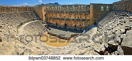 "Roman Ampitheatre of Aspendos, near Serik, Antalya Province, Turkey, Asia" View Large Photo Image Stock Image - "Roman Ampitheatre of Aspendos, near Serik, Antalya Province, Turkey, Asia". Fotosearch