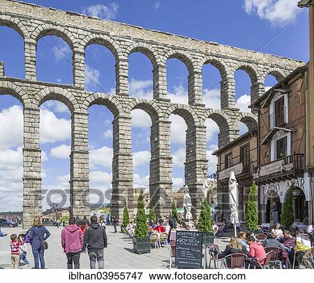 "Roman Aqueduct, 1- 2. Jh AD, Segovia, Castile and Leon, Spain, Europe" View Large Photo Image Stock Photo - "Roman Aqueduct, 1- 2. Jh AD, Segovia, Castile and Leon, Spain, Europe". Fotosearch