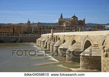 "Roman bridge over the Rio Guadalquivir with the Mezquita, Cordoba province, Andalucia, Spain, Europe" View Large Photo Image Stock Image - "Roman bridge over the Rio Guadalquivir with the Mezquita, Cordoba province, Andalucia, Spain, Europe". Fotosearch