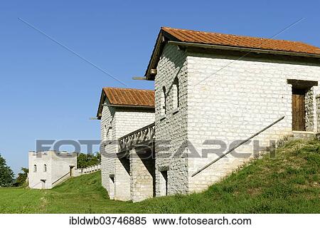 "Roman Castel Pfuenz, reconstruction, Altmuhltal, Walting, Upper Bavaria, Bavaria, Germany, Europe" View Large Photo Image Stock Photography - "Roman Castel Pfuenz, reconstruction, Altmuhltal, Walting, Upper Bavaria, Bavaria, Germany, Europe". Fotosearch