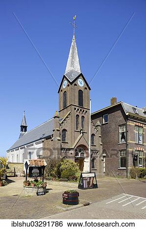 "Roman Catholic church in the village centre, Oudeschild, Texel, West Frisian Islands, province of North Holland, The Netherlands, Europe" View Large Photo Image Stock Photograph - "Roman Catholic church in the village centre, Oudeschild, Texel, West Frisian Islands, province of North Holland, The Netherlands, Europe". Fotosearch