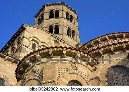 "Roman church of Saint-Austremoine d'Issoire, Issoire, Auvergne, France, Europe" View Large Photo Image Stock Image - "Roman church of Saint-Austremoine d'Issoire, Issoire, Auvergne, France, Europe". Fotosearch