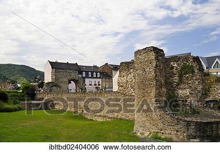 "Roman Fort, Boppard, Rhein-Hunsrueck-Kreis district, Rhineland-Palatinate, Germany, Europe" View Large Photo Image Stock Photograph - "Roman Fort, Boppard, Rhein-Hunsrueck-Kreis district, Rhineland-Palatinate, Germany, Europe". Fotosearch