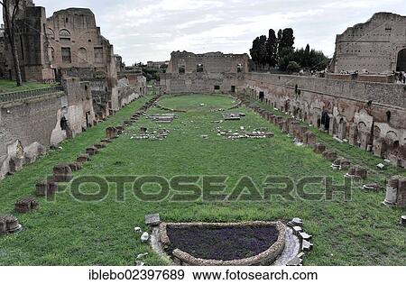 Stock Photo - "Roman Forum, archaeological excavation site, Via di San Gregorio, Ancient Rome, Lazio, Italy, Europe, Southern Europe, Europe". Fotosearch