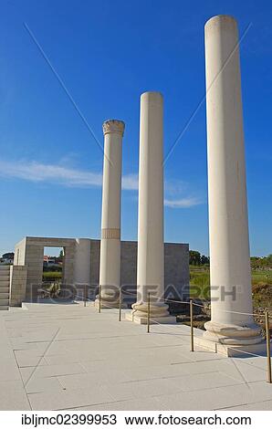 Stock Image - "Roman ruins, Conimbriga, Coimbra, Beiras region, Portugal, Europe". Fotosearch