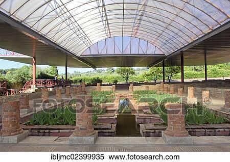 Stock Photography - "Roman ruins, Conimbriga, Coimbra, Beiras region, Portugal, Europe". Fotosearch